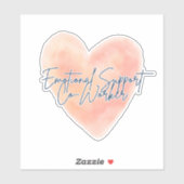 感情的なサポート同僚の仕事のベストギフト シール (シート)