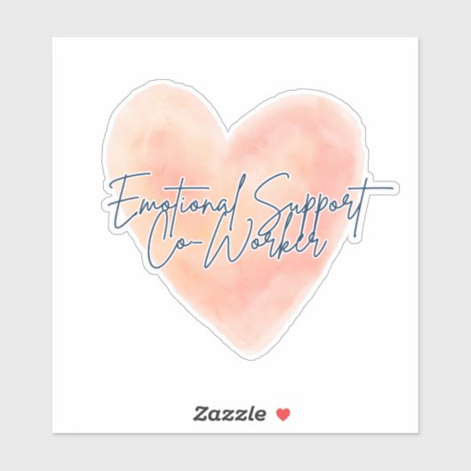 感情的なサポート同僚の仕事のベストギフト シール (シート)