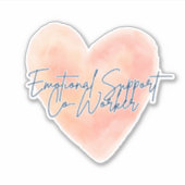 感情的なサポート同僚の仕事のベストギフト シール (正面)