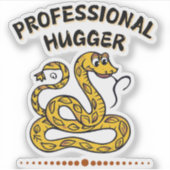 感情的なサポート:コイル版🐍 シール (正面)