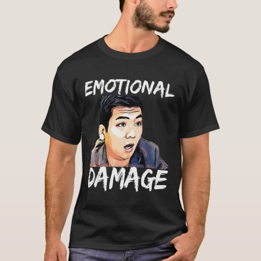 感情的なダメージ皮肉なミームザ・アジアの男2 Tシャツ (正面)