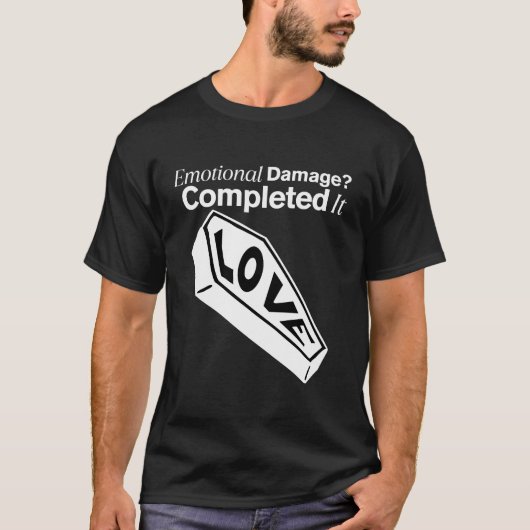 感情的なダメージ? Tシャツ (正面)