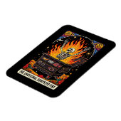 感情的なダンプスター火災タロットカード磁石 マグネット (左側)