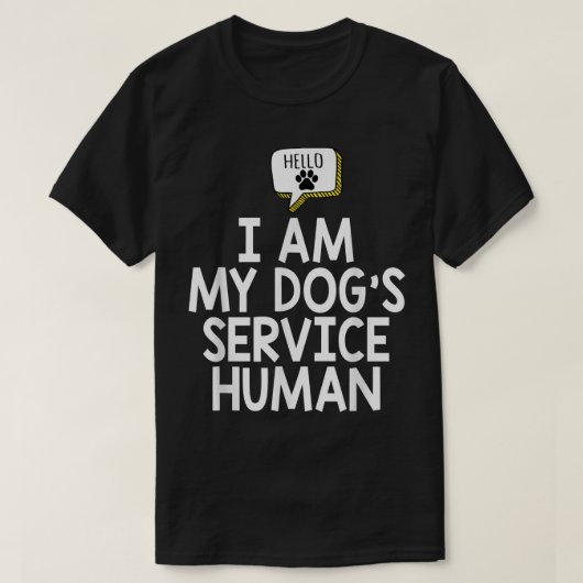 感情的な人間ド・ノットペットサポート犬のオーナー贈答品 Tシャツ (デザイン正面)