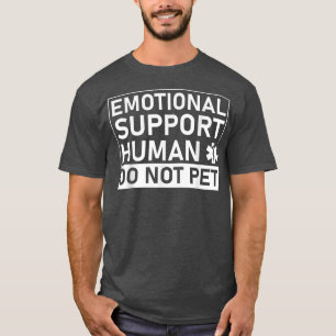 感情的な人間ペットしないサポート犬のオーナーギフト Tシャツ