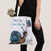 感情的な励ましのメッセージパステル流体カラー トートバッグ (クローズアップ)