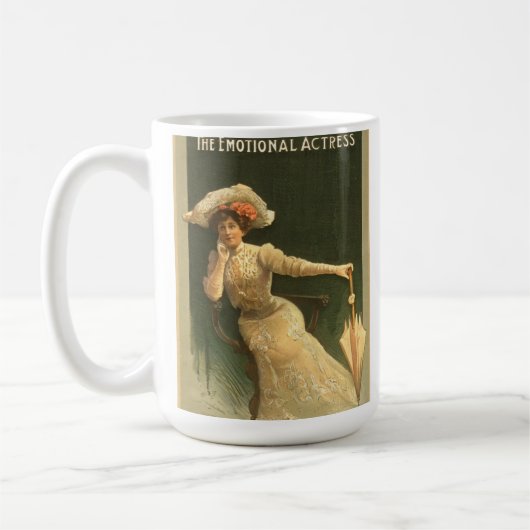 感情的な女優1906年 コーヒーマグカップ (左)