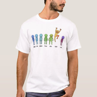 感情的な平日 Tシャツ