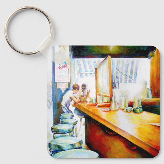 感情的な意欲を起こ対象、正当化する論理 キーホルダー (正面)