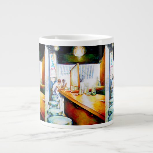 感情的な意欲を起こ対象、正当化する論理 ジャンボコーヒーマグカップ (正面)