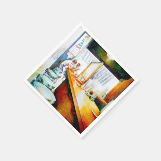 感情的な意欲を起こ対象、正当化する論理 スタンダードカクテルナプキン (角)