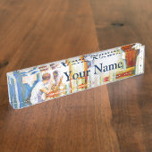 感情的な意欲を起こ対象、正当化する論理 デスクネームプレート (側面)