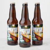 感情的な意欲を起こ対象、正当化する論理 ビールラベル (ボトル)