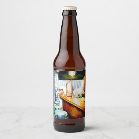 感情的な意欲を起こ対象、正当化する論理 ビールラベル (正面)