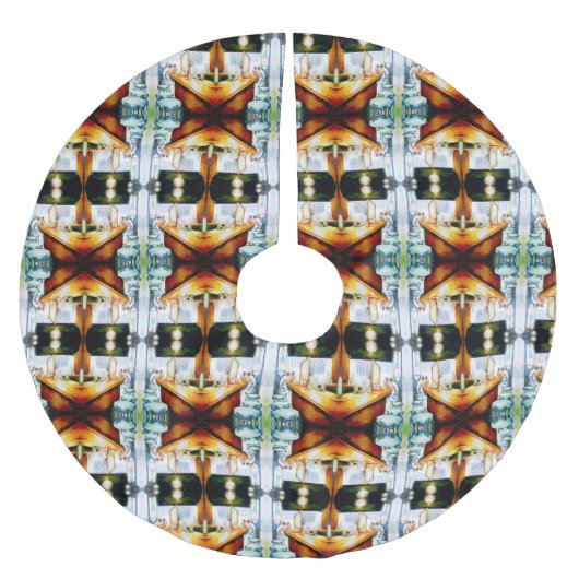 感情的な意欲を起こ対象、正当化する論理 ブラッシュドポリエステルツリースカート (正面)