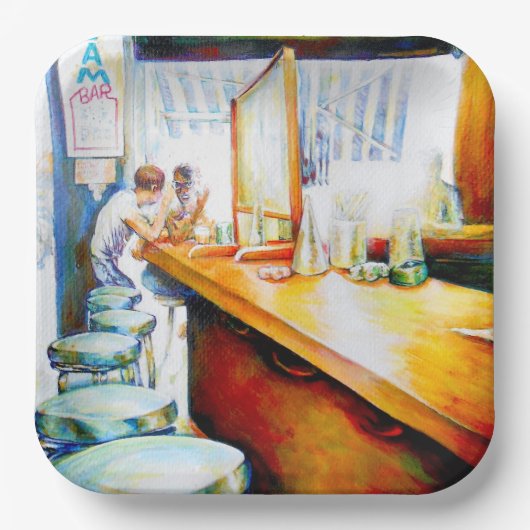 感情的な意欲を起こ対象、正当化する論理 ペーパープレート (正面)