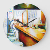 感情的な意欲を起こ対象、正当化する論理 ラージ壁時計 (正面)