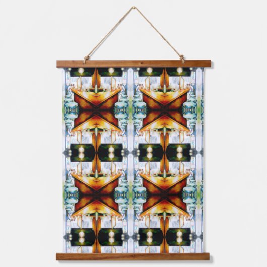 感情的な意欲を起こ対象、正当化する論理 吊り下げ型タペストリー (正面)