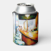 感情的な意欲を起こ対象、正当化する論理 缶クーラー (缶裏面)