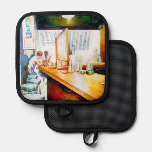 感情的な意欲を起こ対象、正当化する論理 鍋敷き (正面/裏面)