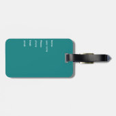 感情的な手荷物預かり証 ラゲッジタグ (裏面横)