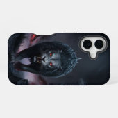 感情的な支援パンサー iPhone 16ケース (裏面横)