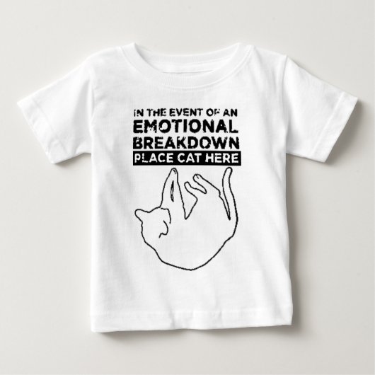 感情的な故障Tシャツのイベントで ベビーTシャツ (正面)