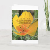 感情的な母の日 カード (裏面)