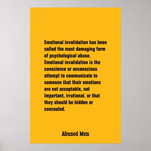 感情的な無効化が呼び出された… ポスター (正面)