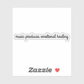 感情的な癒しカスタムのビニールシール シール (シート)