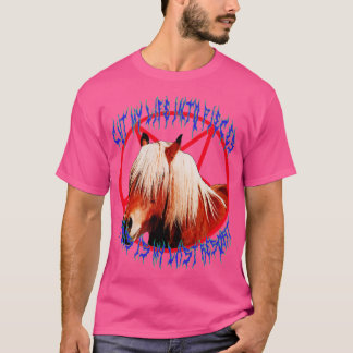 感情的な金属馬 Tシャツ