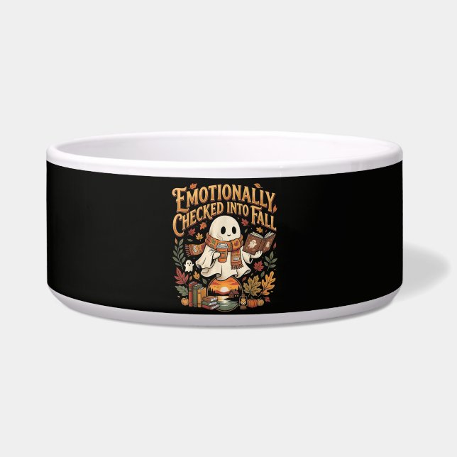 感情的にハロウィンの秋にチェックイン ボウル (正面)