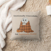 感情的に利用できないが季節的なフェスティバル クッション (ブランケット)