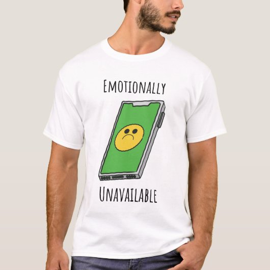 感情的に利用できない Tシャツ (正面)