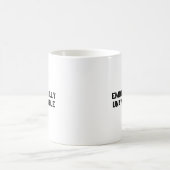 感情的に利用できません コーヒーマグカップ (中央)