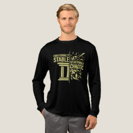 感情的に安定した状況的混乱のマインドセット D トライブレンドTシャツ