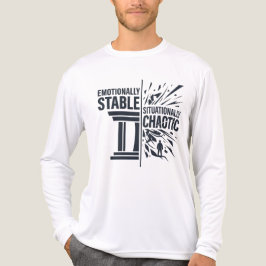 感情的に安定した状況的混乱マインドセット D トライブレンドTシャツ