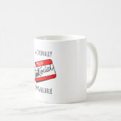 感情的に距離を置く コーヒーマグカップ (正面右)