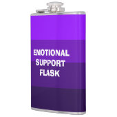 感情的サポートビニールフラッ包まれたク フラスク (左)