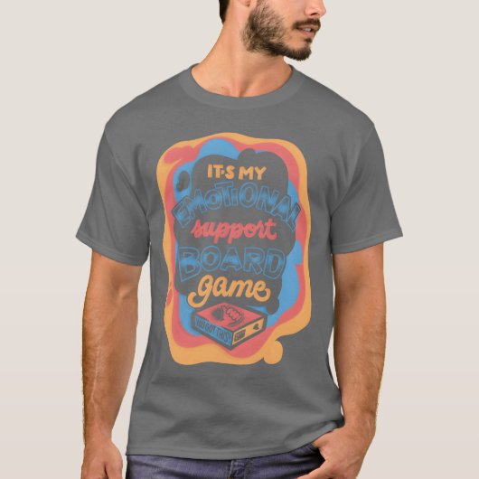 感情的サポートボードゲームのギフト Tシャツ (正面)