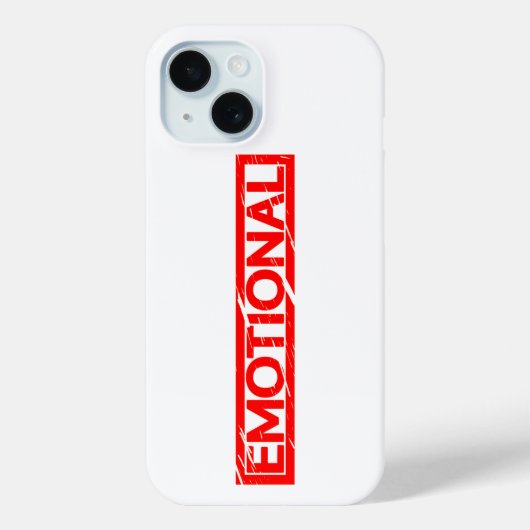 感情的スタンプ Case-Mate iPhoneケース (裏面)