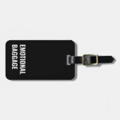 感情的手荷物皮肉おもしろいことわざ ラゲッジタグ (正面横)