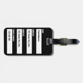 感情的手荷物皮肉おもしろいことわざ ラゲッジタグ (裏面横)