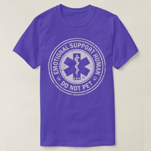 感情的支援の人 Tシャツ (デザイン正面)