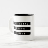 感情的支援人間感動的ことわざ ツートーンマグカップ (正面左)