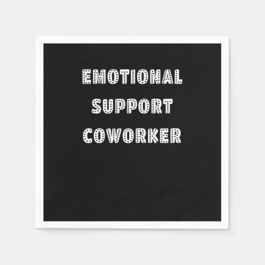 感情的救済な共同労働者のチルミーム スタンダードカクテルナプキン (正面)