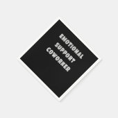 感情的救済な共同労働者のチルミーム スタンダードカクテルナプキン (角)