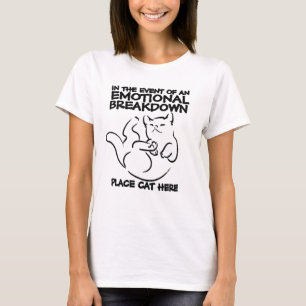 感情破壊キャットティー Tシャツ