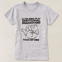 感情破壊プレイスキャット Tシャツ