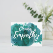 感情移入の抗議ポストカードの選択 ポストカード (スタンド正面)